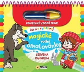 Červená Karkulka magické vodní omalovánky