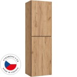CERANO - Koupelnová vysoká skříňka Adele - TIP-ON otevírání - dub zlatý Craft - 30x120x33 CER-751471