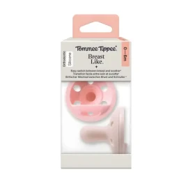 Tommee Tippee Breast-like 0-6m Girl / Dudlík / silikonový / 2 ks