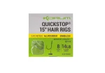KORUM Návazec Big Fish Hair Rigs W/Quickstops 38cm Velikost 8 8ks (K0310056)