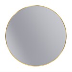 Erga Round, kulaté zrcadlo 90cm, zlatý rám, ERG-V01-ROUND-9090-GD