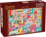 MAGNOLIA Puzzle Barevné domy