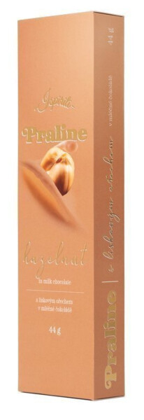 ISPIRITI PRALINE s lískovým ořechem v mléčné čokoládě 44g