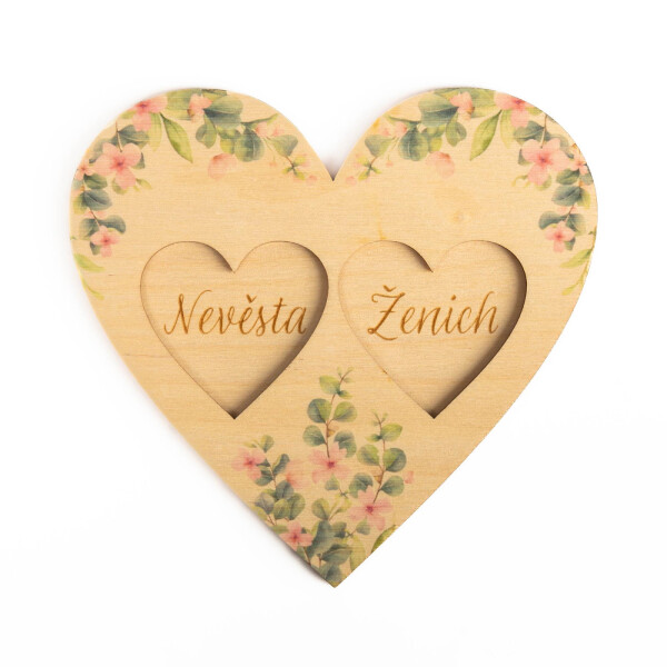 Tácek na snubní prstýnky - Albi