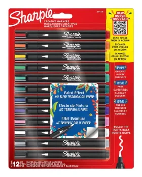 Sharpie Creative Marker Acrylic / Popisovač / kuličkový hrot / 12 ks (2201070)