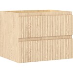 MEXEN/S - Rivel koupelnová skříňka pod umyvadlo 60, 2 zásuvky, reliéf , dub 91A20-06047-2-BFF81