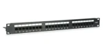 Equip 24 portů Cat6 / Patch panel / RJ-45 / UTP / 1U / 19" (135425)