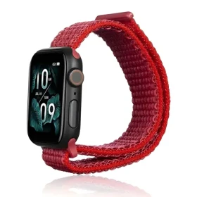 Beline Nylon Strap červená / Řemínek pro Apple Watch / 38/40/41mm