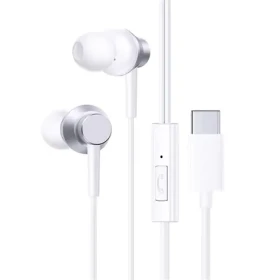 Baseus Encok CZ11 bílá / sluchátka s mikrofonem / ovládácí tlačítko / USB-C kabel (HFPCZ11BASWH)