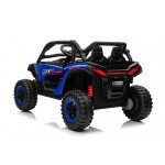Mamido Elektrické autíčko Buggy UTV KCK 4x4 modré 24V | 800W | 50 kg | EVA | LED | 2,4Ghz | ECO kůže