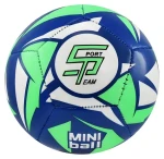 SPORTTEAM Fotbalový míč miniball S2 modro-neonově zelený / Míč / vel. 1 / 12 panelů / dvouvrstvý / 120-140 g