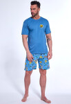 Pyžamo Cornette 326/172 Way Of Life kr/r 3XL-5XL pánské modrá 5XL