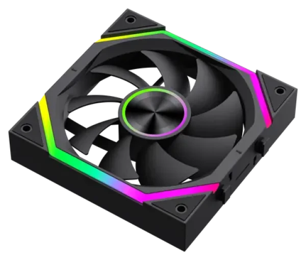 Gamemax FN12A-N2 WL černá / Ventilátor / 120 mm (FN12A-N2 WL)