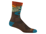 Darn Tough Chasing Waterfalls Micro Crew Lightweight Cushion pánské ponožky Earth vel. M (41-42)