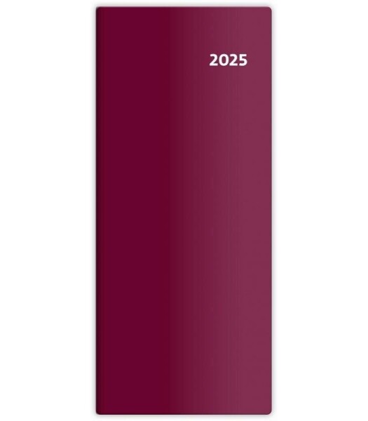 Diář 2025 Torino bordó, měsíční