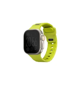UNIQ Stride FKM řemínek pro Apple Watch 49 46 45 44 mm - LIME GREEN (zelená) (8886463688618)