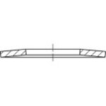 TOOLCRAFT 137336 talířové pružiny vnitřní Ø: 9.2 mm DIN 2093 pružinová ocel 200 ks