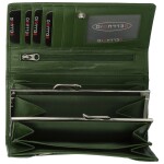 Trendy dámská kožená peněženka Bellugio Tryfon, zelená