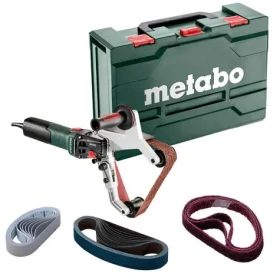 Metabo RBE 15-180 Set / Pásová bruska na trubky / 1550W / 8.4 - 28 m-s / Pás 760 x 40 mm / max. průměr trubky 180 mm (602243500)
