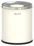 ALDA Hotel Comfort bílá / Odpadkový koš / 7 l / lakovaná ocel / nerezové víko