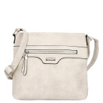 Stylová dámská crossbody kabelka Rula, béžová