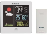 TechniSat iMETEO X2 bílá / Meteostanice / LCD barevný displej / teplota vlhkost / 4x AA (MET01H)