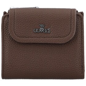 Trendy dámská mini koženková peněženka Coveri Bobbi, coffee