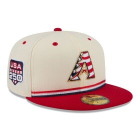 New Era Pánská kšiltovka Arizona Diamondbacks MLB 2026 4th of July USA 250 59FIFTY Fitted Velikost: 7 3/8