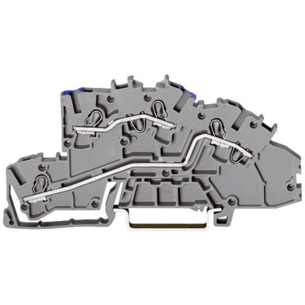 WAGO 2003-7649 patrová instalační svorka 5.20 mm pružinová svorka osazení: N, L šedá 1 ks