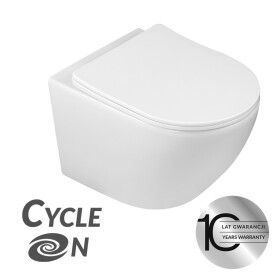 Laveo - Desna CycleOn - WC mísa bez okraje včetně sedátka VMD_609S