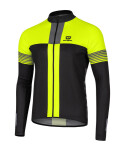 Pánský cyklistický dres ETAPE COMFORT, vel. černá/žlutá fluo