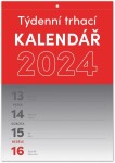 Kalendář 2024 nástěnný: Trhací týdenní A5