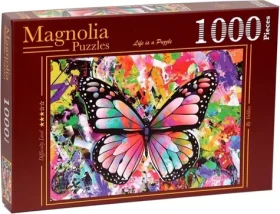 MAGNOLIA Puzzle Barevný motýl