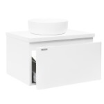 Koupelnová skříňka pod umyvadlo Naturel Ancona 80x46 cm bílá lesk ANCONA280BLD ANCONA280BLD