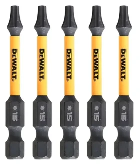 DeWalt Sada bitů Extreme Torx T15 5 ks / Bity / T15 / 57 mm (DT7394T)