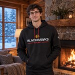 Fanatics Pánská mikina Chicago Blackhawks NHL Authentic Pro Rink Poly Fleece POH Velikost: M