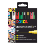 Posca sada popisovačů CHRISTMAS, 0,9 1,3 mm, vánočních barev