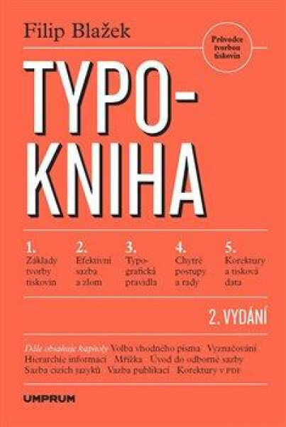 Typokniha - Filip Blažek