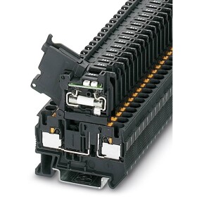 Phoenix Contact 3211903 jisticí řadová svorka 6.2 mm rychlé připojení černá 50 ks