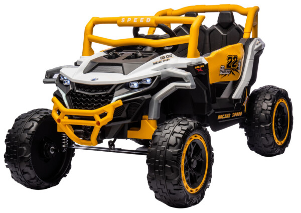 Mamido Elektrické autíčko Buggy M1 4x4 žluto-bílé