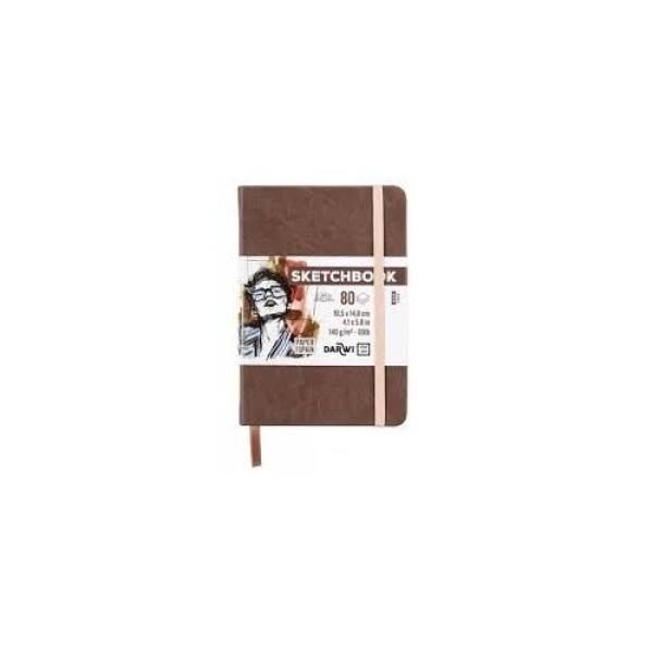 Skicovací blok Brown A6 140g 80 listů