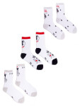 Pánské bavlněné ponožky 3Pack model 18847015 White - Yoclub Velikost: 39-42