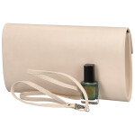 Módní dámské koženkové psaníčko Shay, béžové