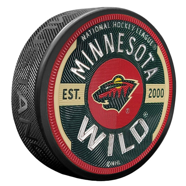 Mustang Puk Minnesota Wild NHL Gear Puck Design Trimflexx
