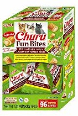 Churu Cat BOX Fun Bites Chicken wraps Chick&Pumpk8x12g