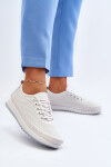 Kožené Sportovní Dámské Tenisky Beige Lalnai 39