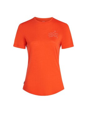 ICEBREAKER Wmns Mer 125 Cool-Lite Sphere SS Tee Across, Fervid velikost: M