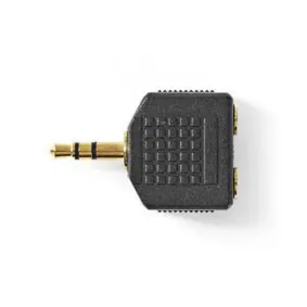 Nedis Stereo audio adaptér jack 3.5 mm (M) - 2x jack 3.5 mm (F) 10 ks černá (CAGP22945BKG)