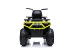Mamido Dětská elektrická čtyřkolka 4x4 bílo-žlutá