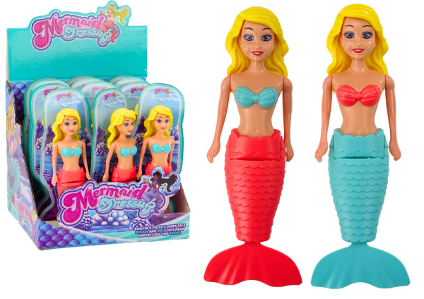 Mamido Vodní panenka mermaid natáčecí do vody plovoucí tyrkysová růžová mix